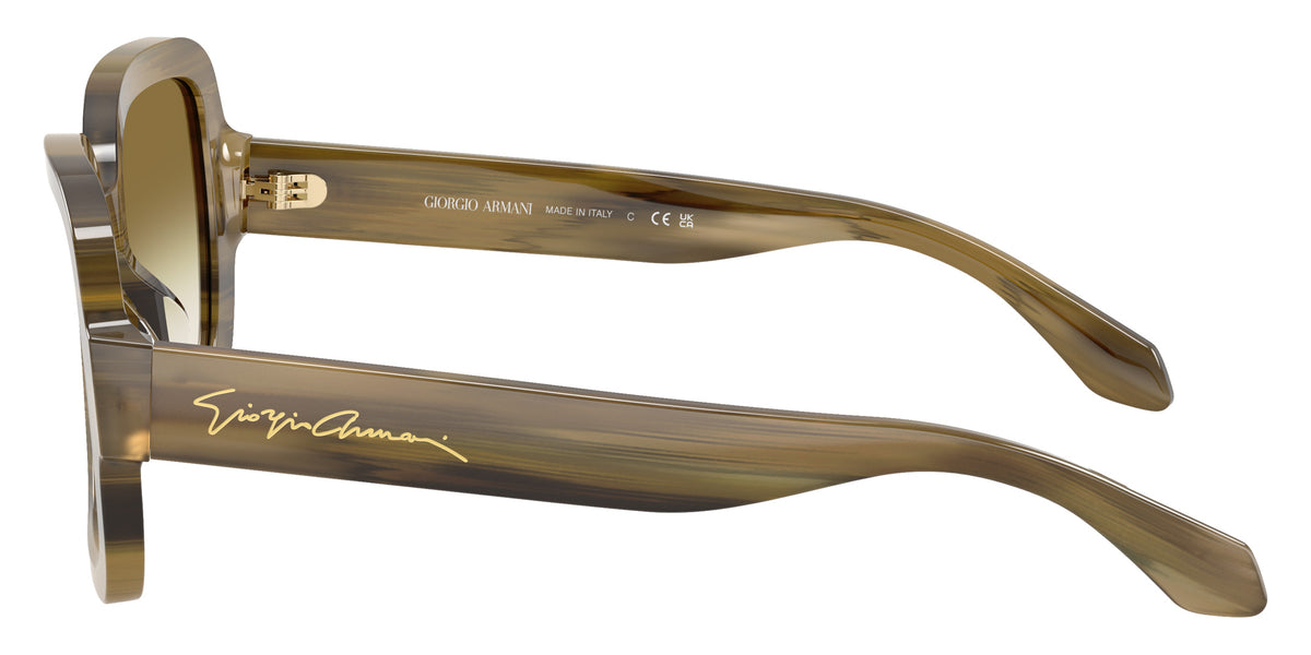 GIORGIO ARMANI AR8268U 64808E 51 - Striped Green / Clear Gradient Dark Green #id:ar8268u64808e_s:106110