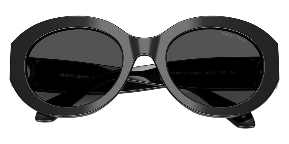 GIORGIO ARMANI AR8269U 587587 54 - Black / Dark Gray #id:ar8269u587587_s:100120