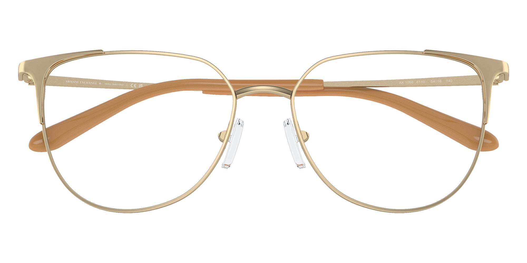 ARMANI EXCHANGE AX1058 6110 54 - Shiny Pale Gold #id:ax10586110_s:100120