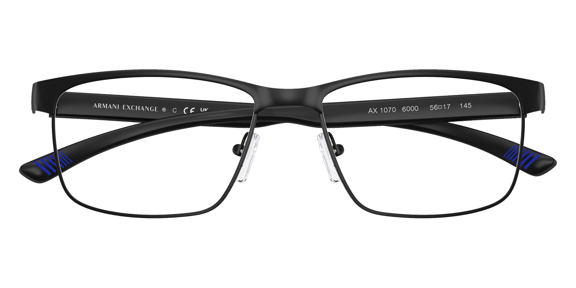 ARMANI EXCHANGE AX1070 6000 56 - Matte Black #id:ax10706000_s:100120