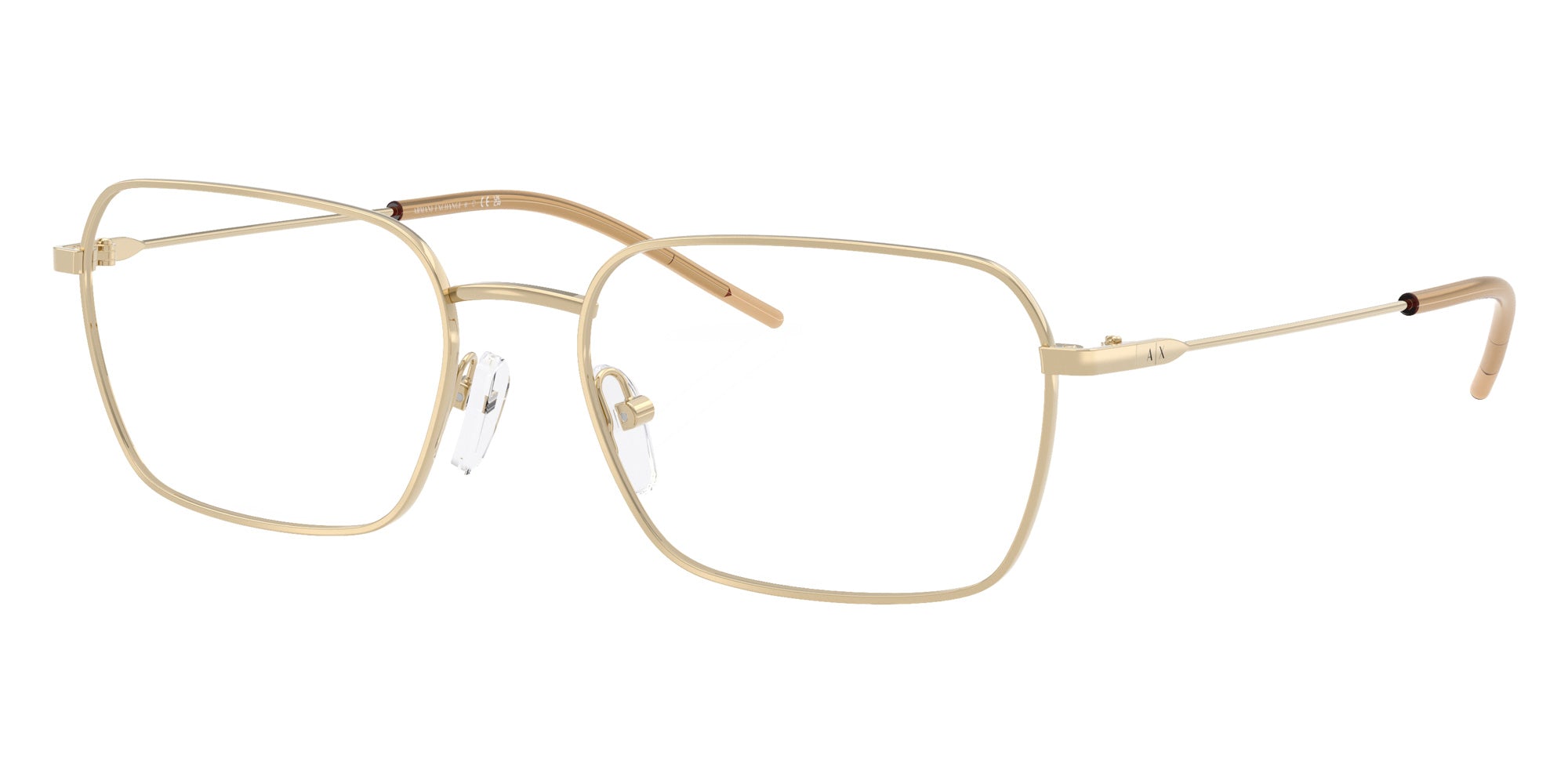 ARMANI EXCHANGE AX1072 6110 53 - Shiny Pale Gold #id:ax10726110_s:106105