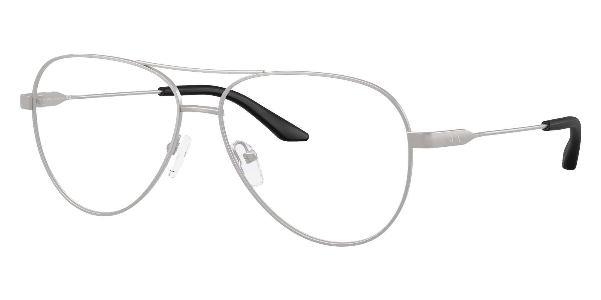 ARMANI EXCHANGE AX1077 6020 57 - Matte Silver #id:ax10776020_s:100105