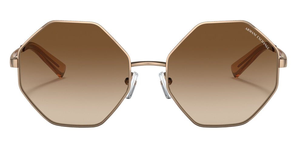 ARMANI EXCHANGE AX2035S 610313 55 - Rose Gold / Gradient Brown #id:ax2035s610313_s:100100