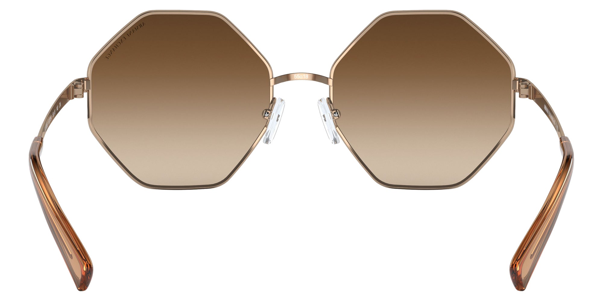 ARMANI EXCHANGE AX2035S 610313 55 - Rose Gold / Gradient Brown #id:ax2035s610313_s:100115