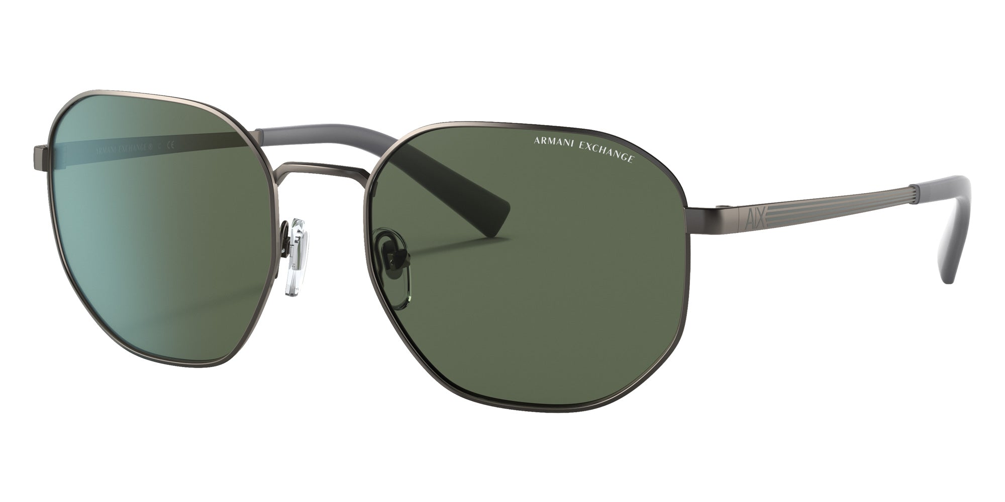ARMANI EXCHANGE AX2036S 600371 56 - Matte Gunmetal / Green #id:ax2036s600371_s:100105