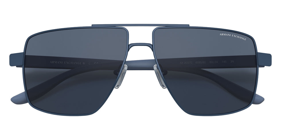 ARMANI EXCHANGE AX2037S 609580 60 - Matte Blue / Blue #id:ax2037s609580_s:100120