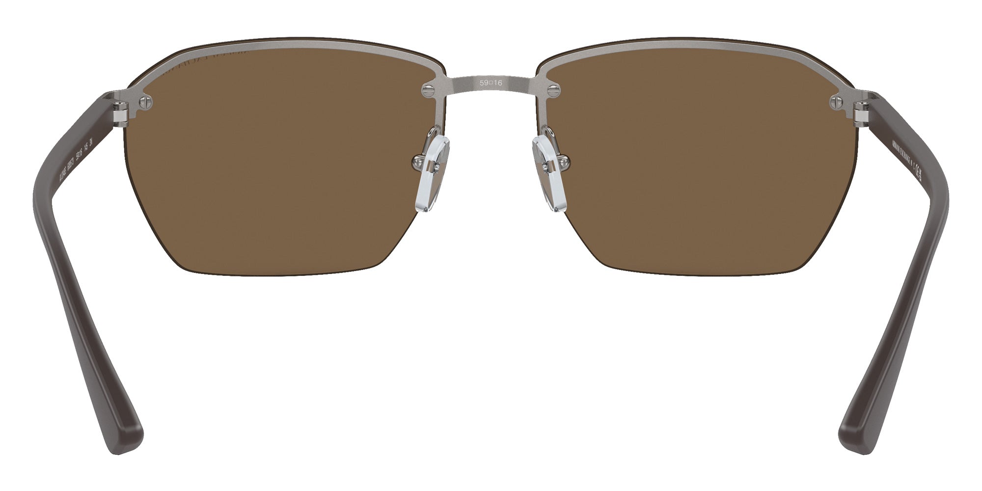 ARMANI EXCHANGE AX2048S 608573 59 - Shiny Gunmetal / Dark Brown #id:ax2048s608573_s:100115