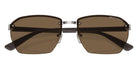 ARMANI EXCHANGE AX2048S 608573 59 - Shiny Gunmetal / Dark Brown #id:ax2048s608573_s:100120