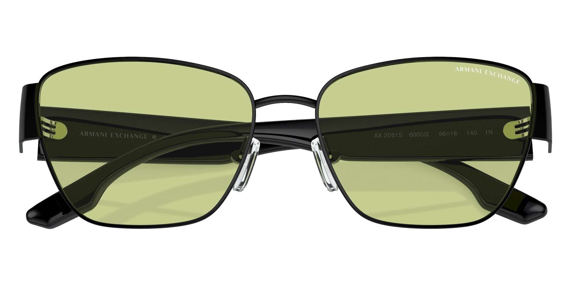 ARMANI EXCHANGE AX2051S 6000/2 56 - Shiny Black / Light Green #id:ax2051s60002_s:100120