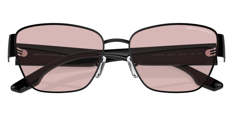 ARMANI EXCHANGE AX2051S 6000/5 56 - Shiny Black / Pink #id:ax2051s60005_s:102120