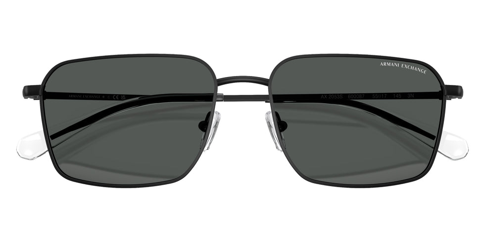 ARMANI EXCHANGE AX2053S 600087 57 - Matte Black / Dark Gray #id:ax2053s600087_s:100120