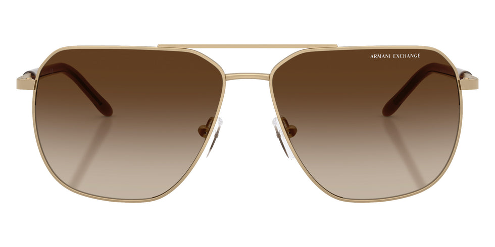 ARMANI EXCHANGE AX2057S 612113 59 - Matte Pale Gold / Brown Gradient #id:ax2057s612113_s:100100