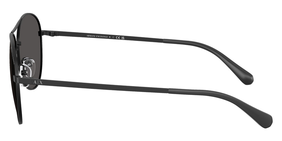 ARMANI EXCHANGE AX2061S 600087 59 - Matte Black / Dark Gray #id:ax2061s600087_s:100110