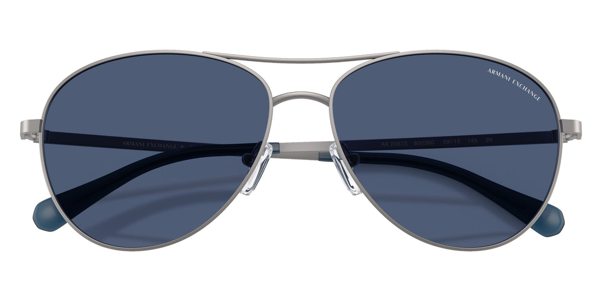 ARMANI EXCHANGE AX2061S 600380 59 - Matte Gunmetal / Dark Blue #id:ax2061s600380_s:102120