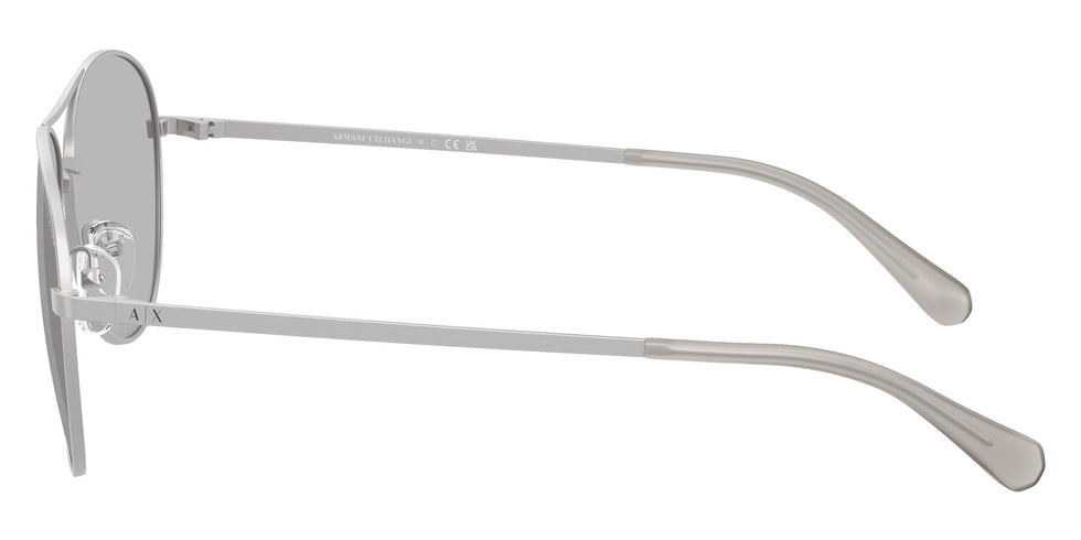 ARMANI EXCHANGE AX2061S 602087 59 - Matte Silver / Light Gray #id:ax2061s602087_s:104110