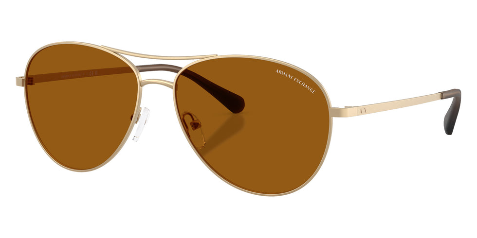 ARMANI EXCHANGE AX2061S 612163 59 - Matte Pale Gold / Dark Bronze #id:ax2061s612163_s:106105