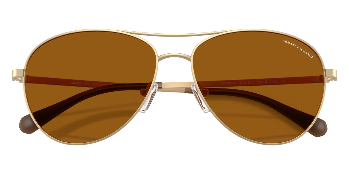 ARMANI EXCHANGE AX2061S 612163 59 - Matte Pale Gold / Dark Bronze #id:ax2061s612163_s:106120