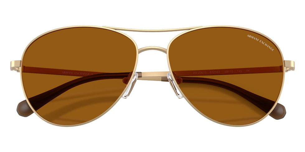 ARMANI EXCHANGE AX2061S 612163 59 - Matte Pale Gold / Dark Bronze #id:ax2061s612163_s:106120