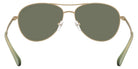 ARMANI EXCHANGE AX2061S 61219A 59 - Matte Pale Gold / Dark Green Polarized #id:ax2061s61219a_s:108115