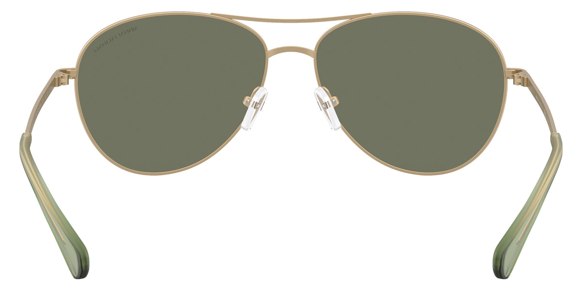 ARMANI EXCHANGE AX2061S 61219A 59 - Matte Pale Gold / Dark Green Polarized #id:ax2061s61219a_s:108115