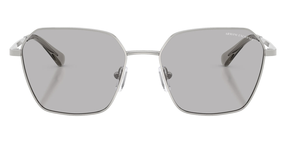 ARMANI EXCHANGE AX2062S 604587 54 - Shiny Silver / Gray #id:ax2062s604587_s:100100
