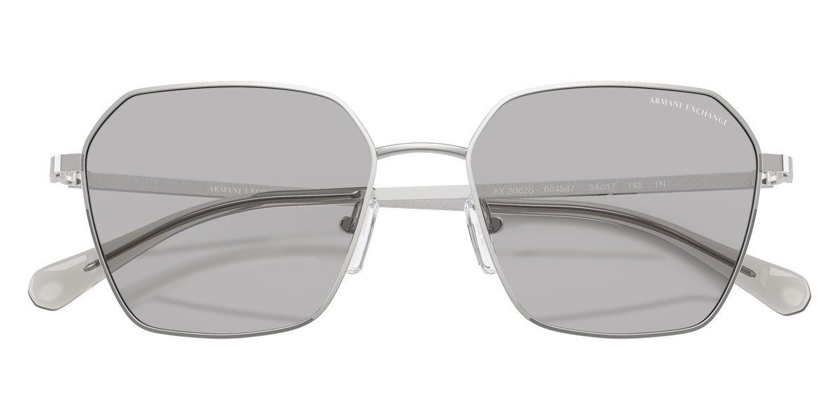 ARMANI EXCHANGE AX2062S 604587 54 - Shiny Silver / Gray #id:ax2062s604587_s:100120