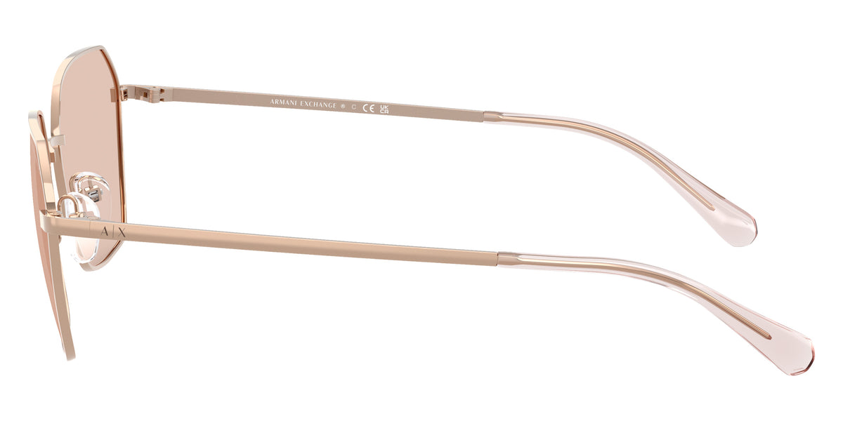 ARMANI EXCHANGE AX2062S 610373 54 - Shiny Rose Gold / Light Brown #id:ax2062s610373_s:102110