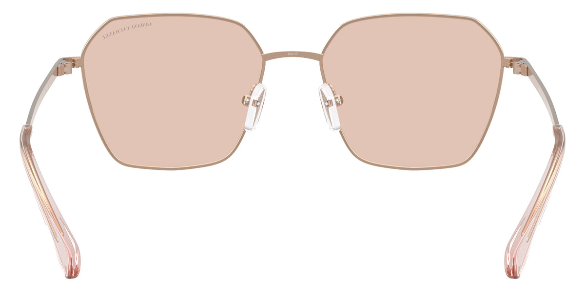 ARMANI EXCHANGE AX2062S 610373 54 - Shiny Rose Gold / Light Brown #id:ax2062s610373_s:102115