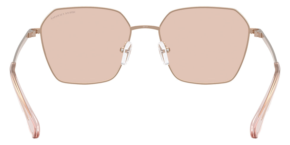 ARMANI EXCHANGE AX2062S 610373 54 - Shiny Rose Gold / Light Brown #id:ax2062s610373_s:102115