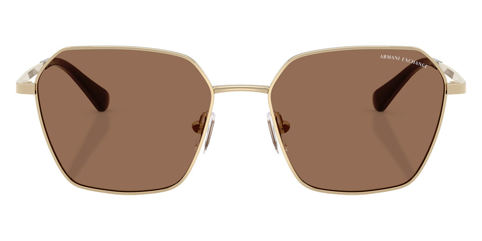 ARMANI EXCHANGE AX2062S 611013 54 - Shiny Pale Gold / Dark Brown #id:ax2062s611013_s:104100