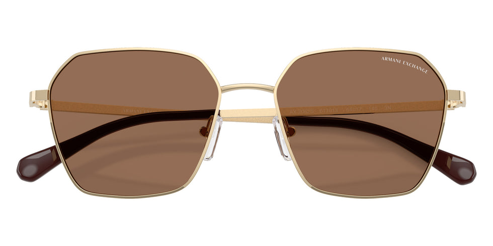 ARMANI EXCHANGE AX2062S 611013 54 - Shiny Pale Gold / Dark Brown #id:ax2062s611013_s:104120