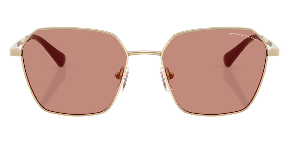 ARMANI EXCHANGE AX2062S 611096 54 - Shiny Pale Gold / Dark Violet #id:ax2062s611096_s:106100