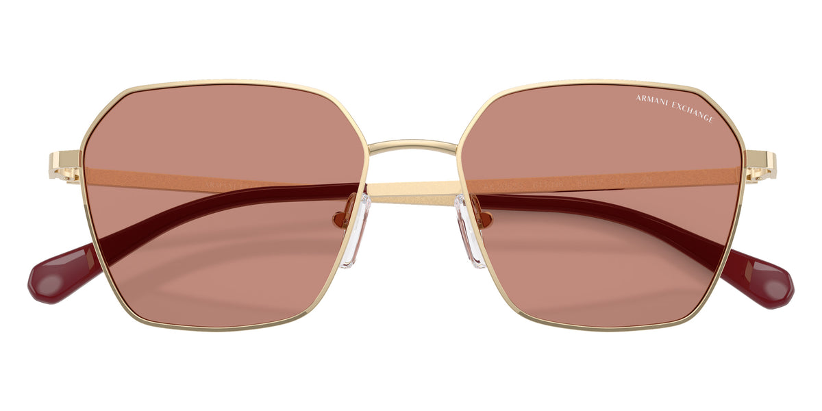 ARMANI EXCHANGE AX2062S 611096 54 - Shiny Pale Gold / Dark Violet #id:ax2062s611096_s:106120