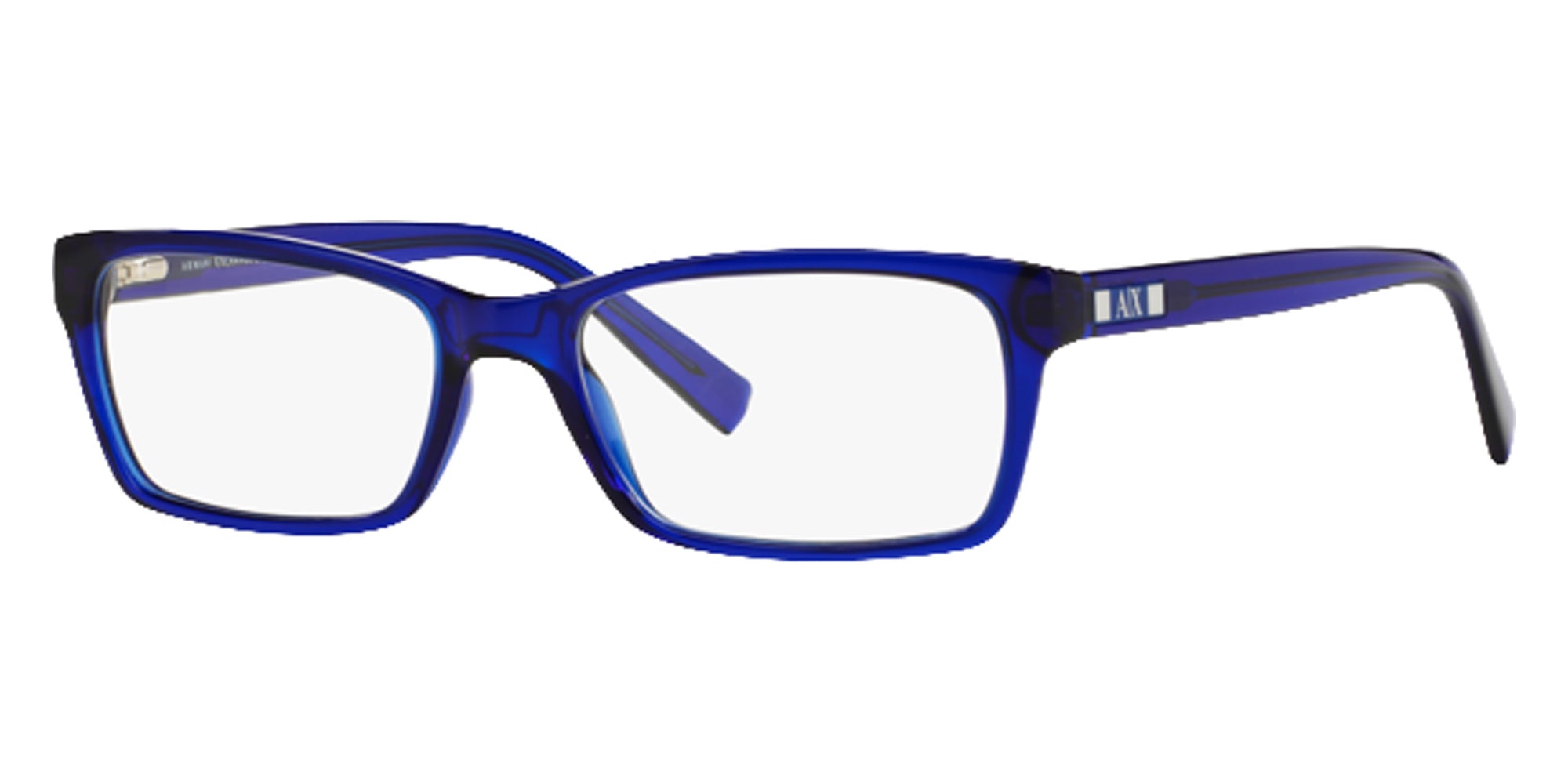 ARMANI EXCHANGE AX3007 8018 53 - Shiny Transparent Blue #id:ax30078018_s:100100