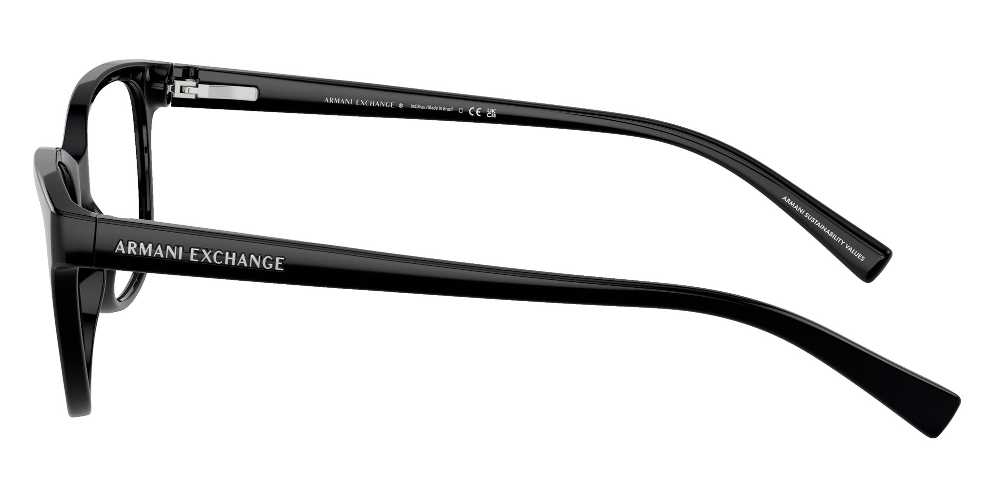 ARMANI EXCHANGE AX3037 8158 53 - Shiny Black #id:ax30378158_s:102110