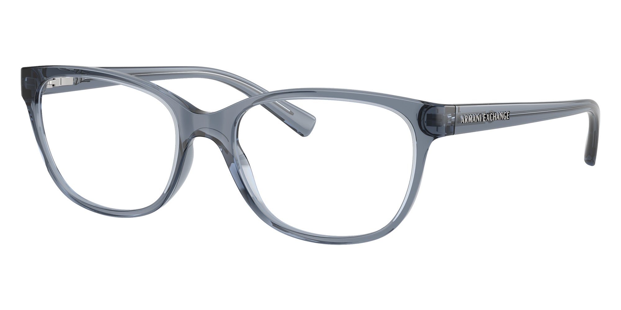 ARMANI EXCHANGE AX3037 8410 53 - Shiny Transparent Blue #id:ax30378410_s:100105