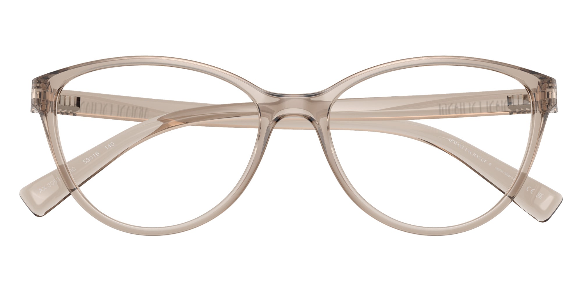 ARMANI EXCHANGE AX3053 8240 53 - Shiny Transparent Tundra #id:ax30538240_s:100100