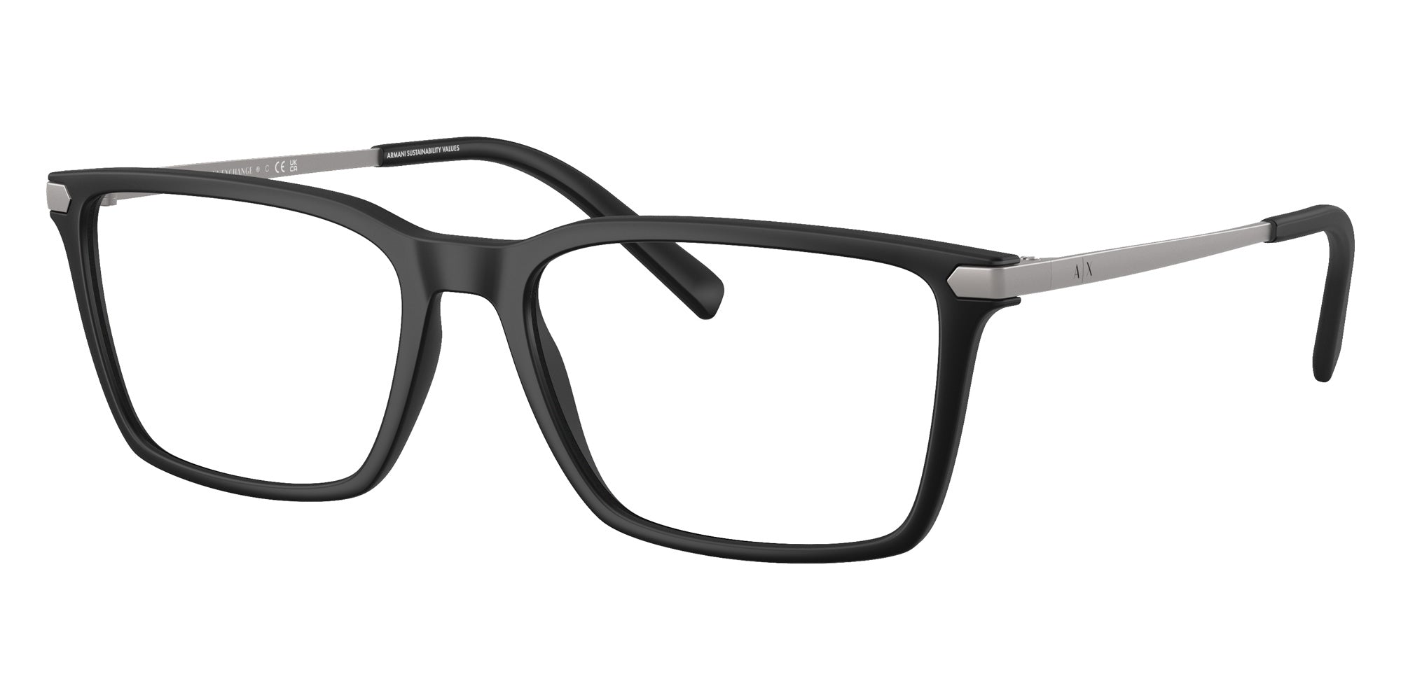 ARMANI EXCHANGE AX3077 8001 54 - Matte Black #id:ax30778001_s:100105