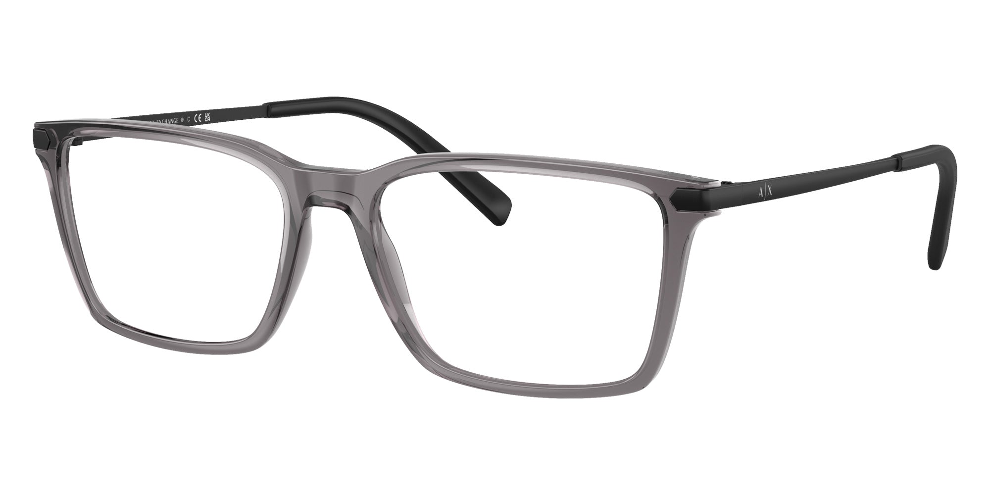 ARMANI EXCHANGE AX3077 8239 54 - Shiny Transparent Gray #id:ax30778239_s:100105