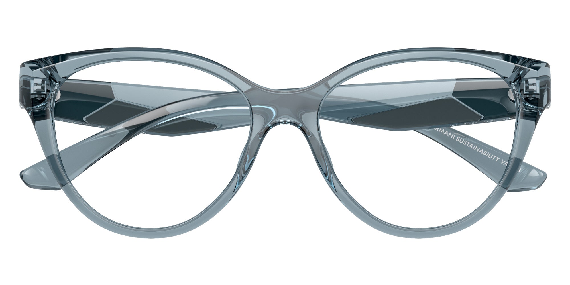 ARMANI EXCHANGE AX3096U 8240 53 - Shiny Transparent Azure #id:ax3096u8240_s:100120