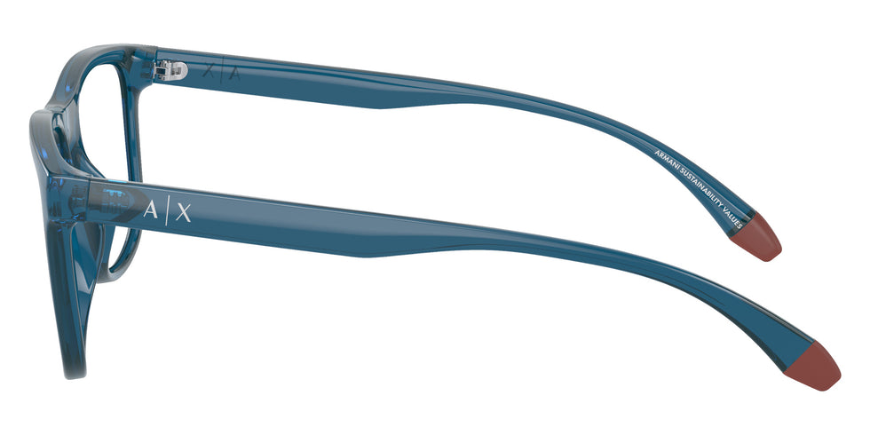 ARMANI EXCHANGE AX3101U 8187 55 - Shiny Transparent Blue #id:ax3101u8187_s:100110