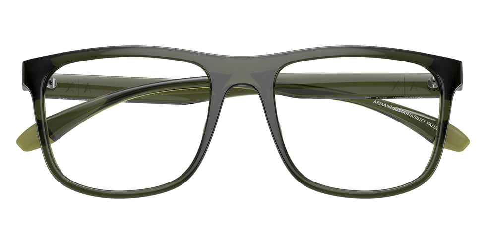 ARMANI EXCHANGE AX3101U 8341 55 - Shiny Transparent Green #id:ax3101u8341_s:102120