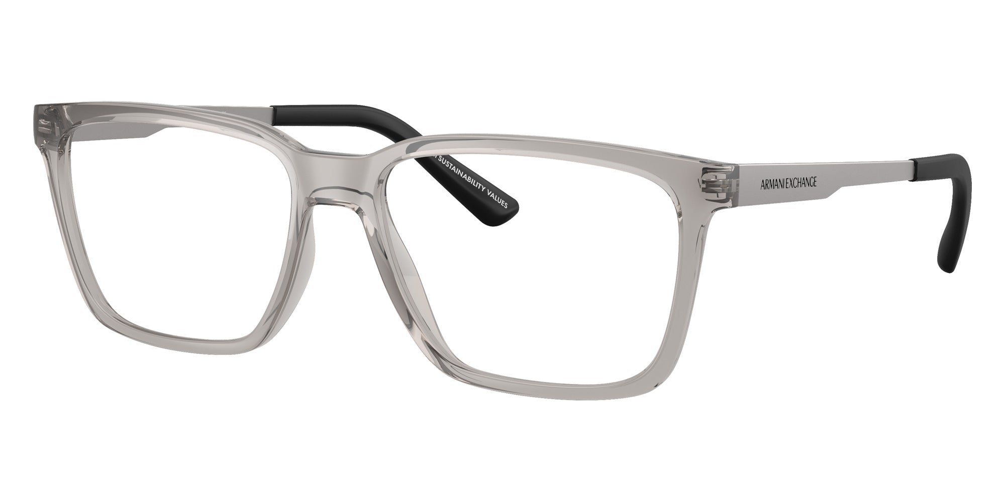 ARMANI EXCHANGE AX3103 8239 55 - Shiny Transparent Gray #id:ax31038239_s:100105