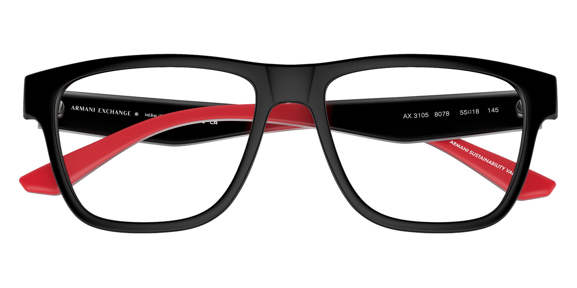 ARMANI EXCHANGE AX3105 8078 55 - Matte Black #id:ax31058078_s:100120