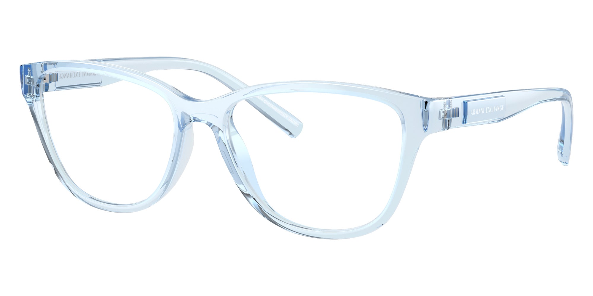 ARMANI EXCHANGE AX3111U 8345 54 - Shiny Transparent Blue #id:ax3111u8345_s:102105