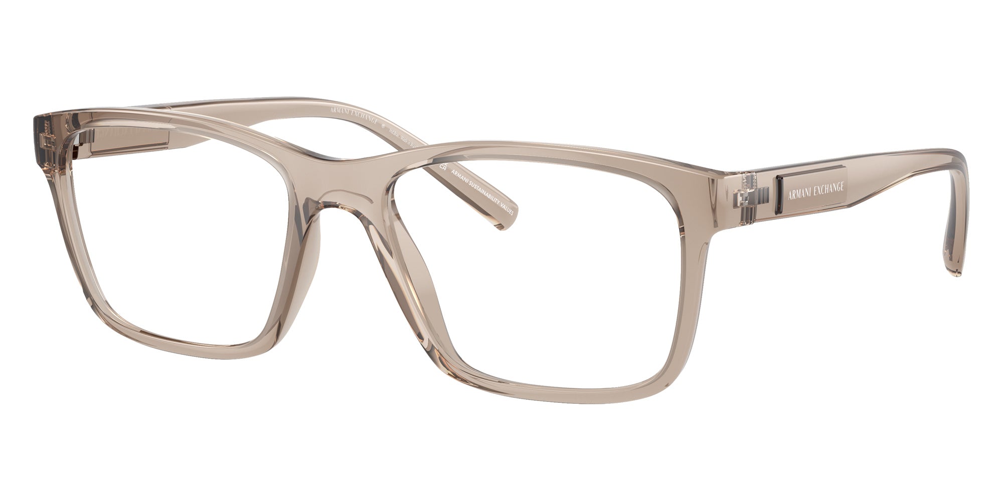ARMANI EXCHANGE AX3114 8344 54 - Shiny Transparent Brown #id:ax31148344_s:100105