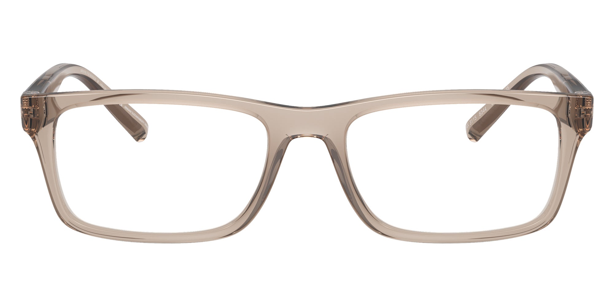 ARMANI EXCHANGE AX3115 8344 55 - Shiny Transparent Brown #id:ax31158344_s:100100