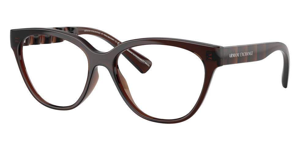 ARMANI EXCHANGE AX3117U 8357 54 - Shiny Transparent Brown #id:ax3117u8357_s:100105