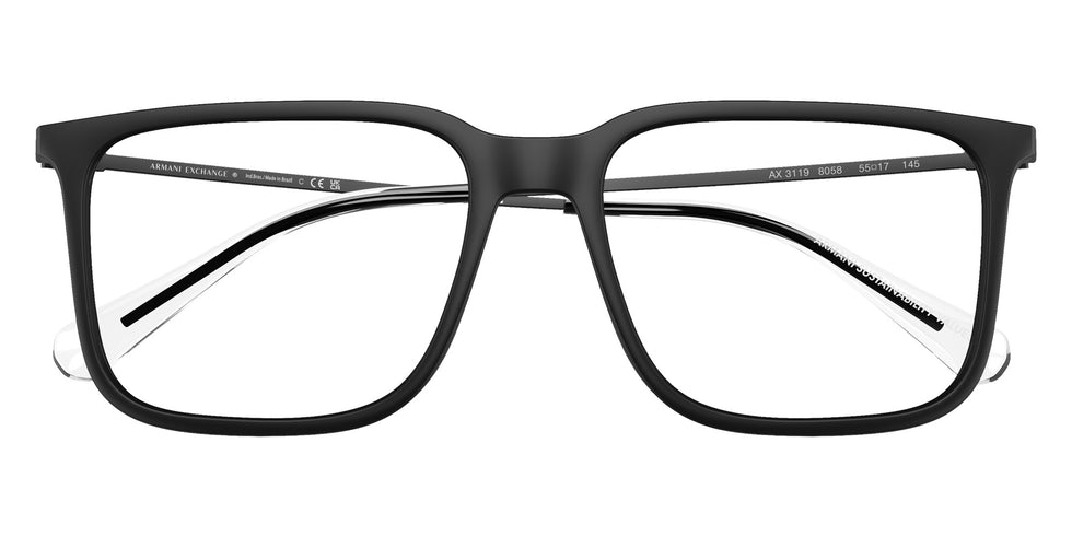 ARMANI EXCHANGE AX3119 8058 55 - Matte Black #id:ax31198058_s:100120