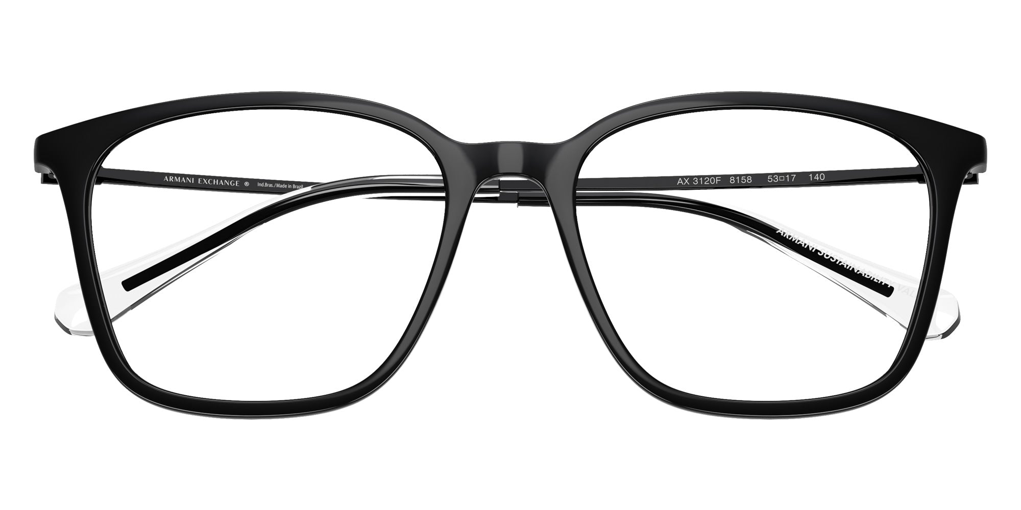 ARMANI EXCHANGE AX3120F 8158 53 - Shiny Black #id:ax3120f8158_s:100120